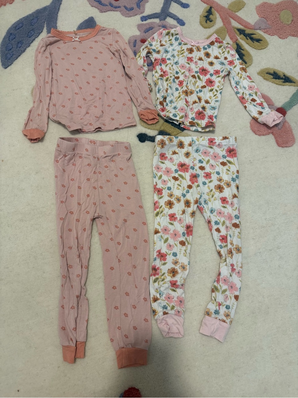 LOT (2 pairs) milkberry bamboo pajamas 2T